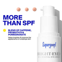 Supergoop Eye Creams Supergoop! Bright-Eyed Mineral Eye Cream SPF 40 - Skin Type Solutions