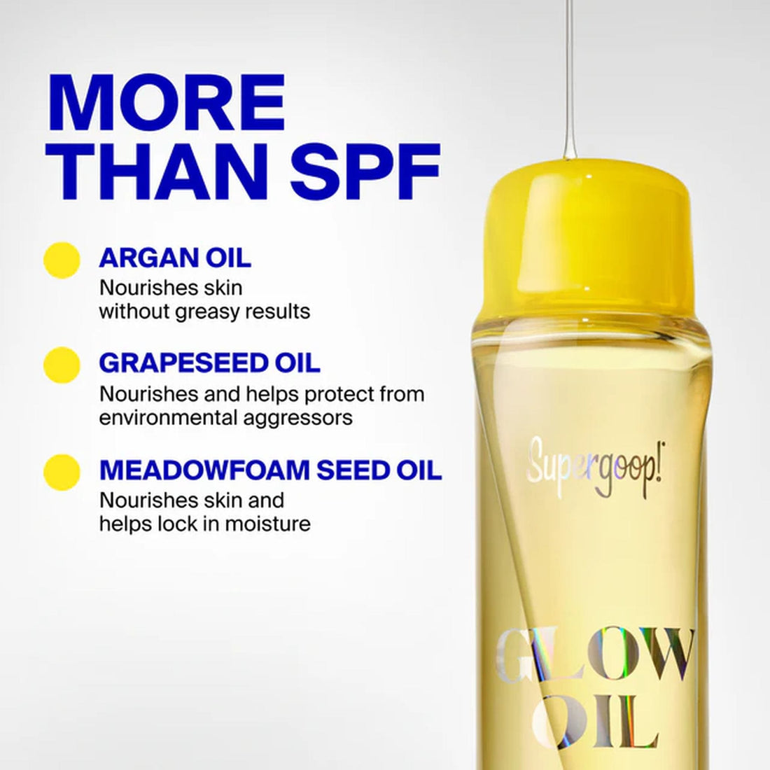 Supergoop! Glow Oil SPF 50 Body Oil at skin type solutions key ingredients