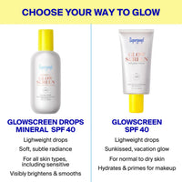 Supergoop Sunscreen Supergoop! Mineral Glowscreen Soft-Radiance Drops SPF 40 - Skin Type Solutions