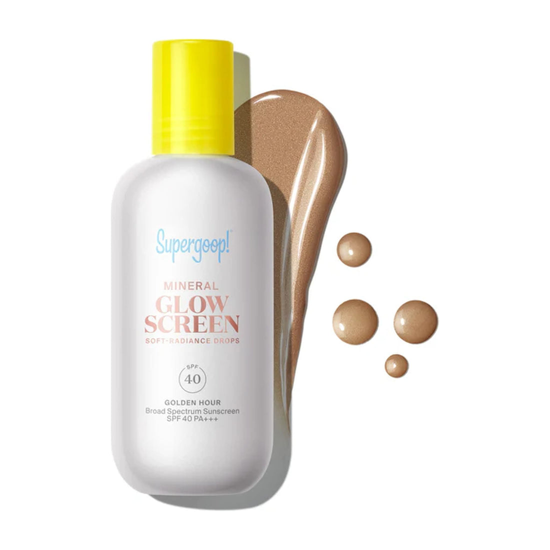 Supergoop Sunscreen Golden Hour Supergoop! Mineral Glowscreen Soft-Radiance Drops SPF 40 - Skin Type Solutions