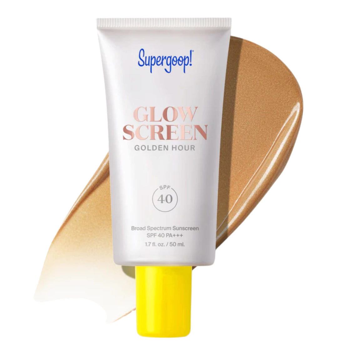 Supergoop Sunscreen Golden Hour / 1.7 fl. oz. | 50 ml Supergoop! Glowscreen SPF 40 - Skin Type Solutions