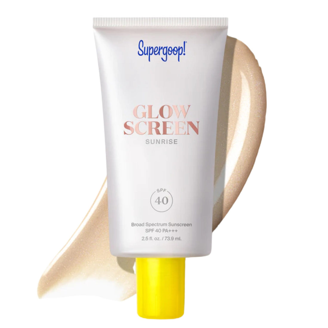 Supergoop Sunscreen Sunrise / 2.5 fl. oz. | 73.9 ml Supergoop! Glowscreen SPF 40 - Skin Type Solutions