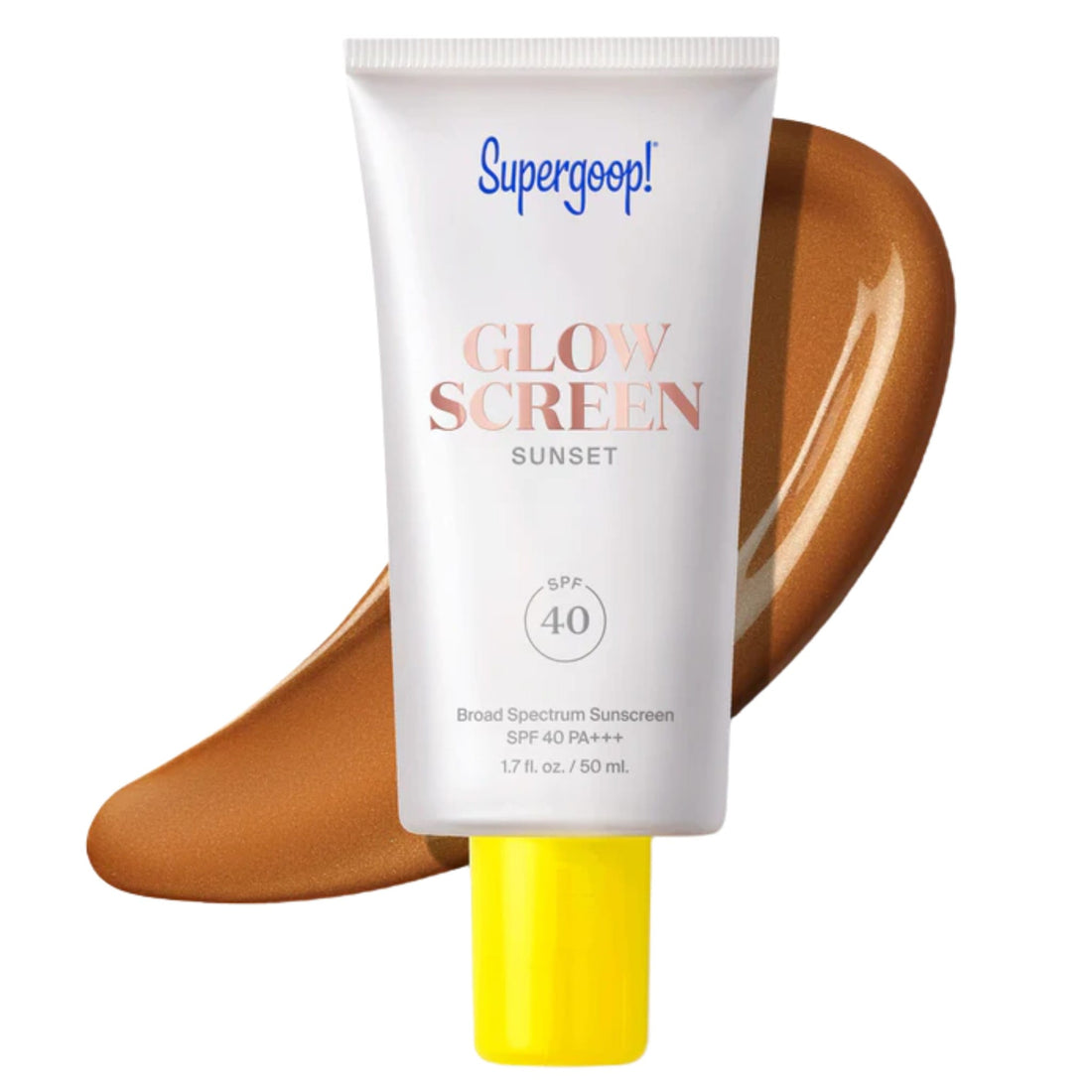Supergoop Sunscreen Sunset / 1.7 fl. oz. | 50 ml Supergoop! Glowscreen SPF 40 - Skin Type Solutions