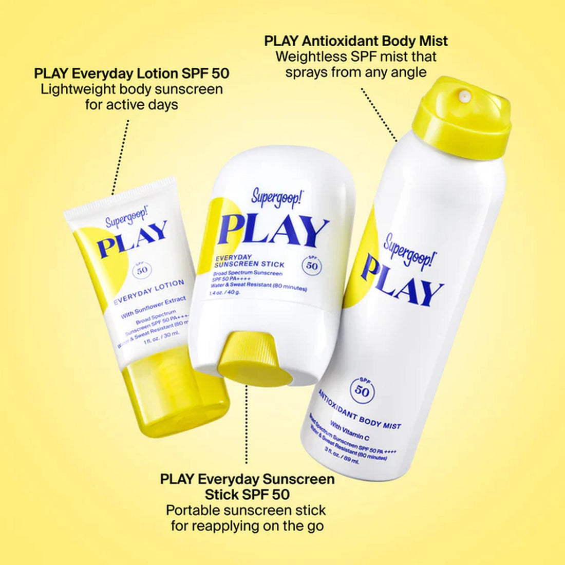 Supergoop Sunscreen Supergoop! PLAY Date Pool & Sport SPF Kit - Skin Type Solutions