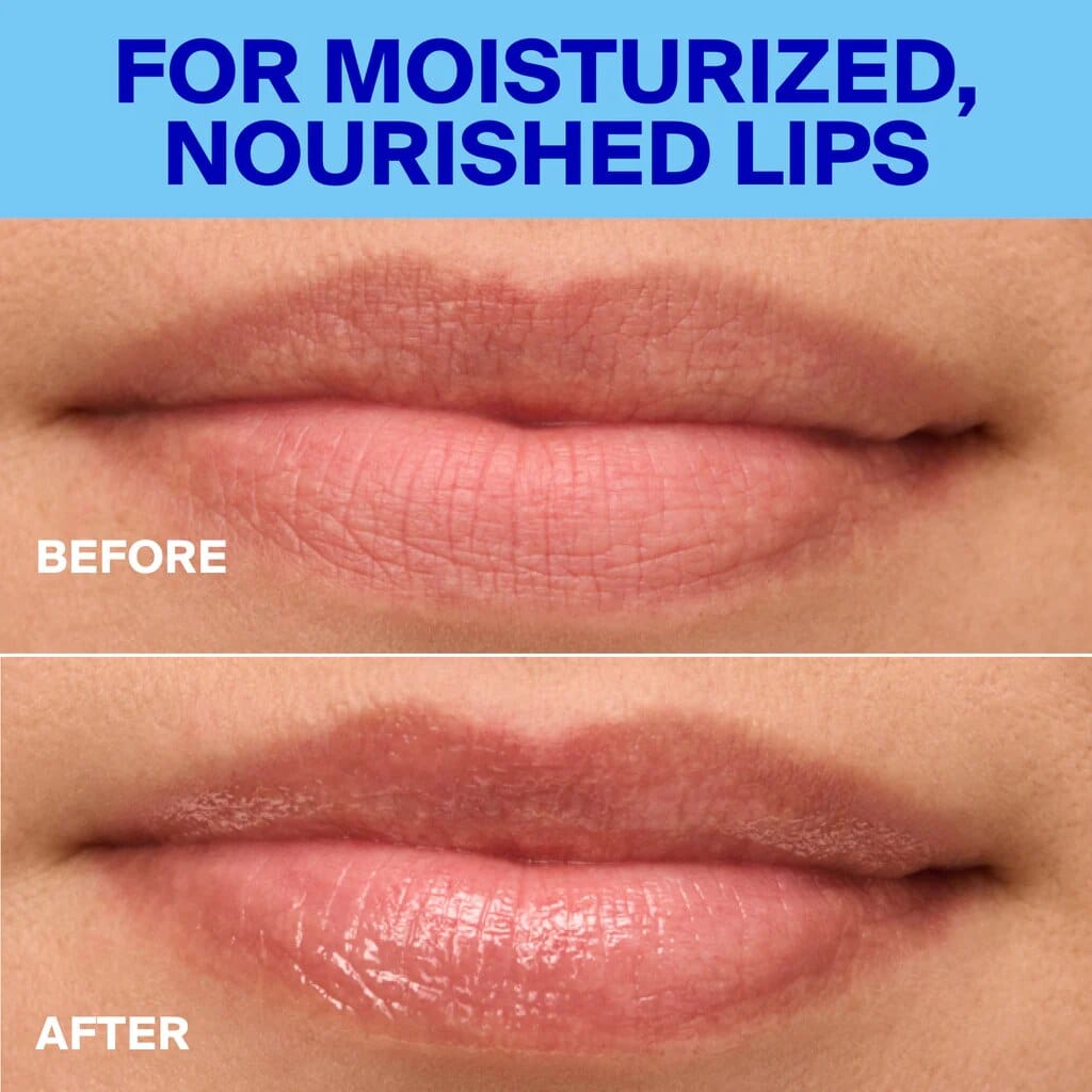 Supergoop play lip balm before and after