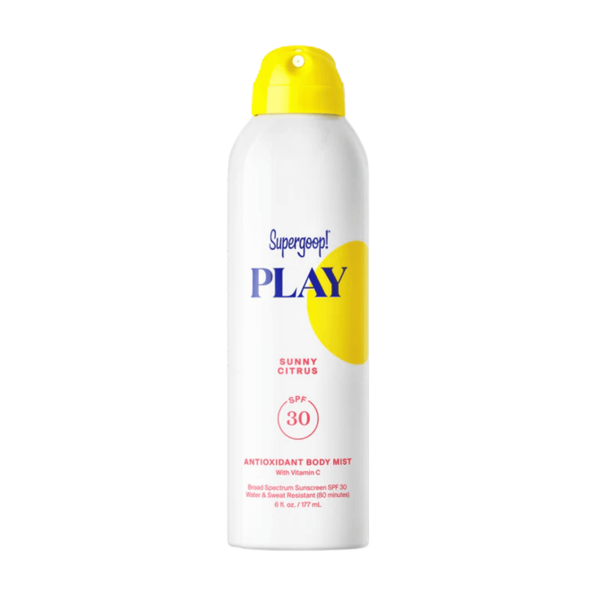 Supergoop Sunscreen 6 Fl. oz / 177ml Supergoop! PLAY Antioxidant Body Mist SPF 30 with Vitamin C - Skin Type Solutions
