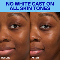 SuperGoop Everyday Sunscreen Stick before and after