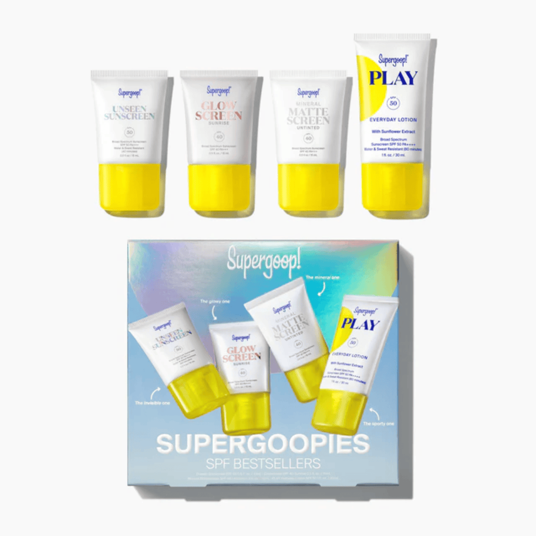 Supergoop Sunscreen Supergoop! Supergoopies SPF Bestsellers Kit - Skin Type Solutions