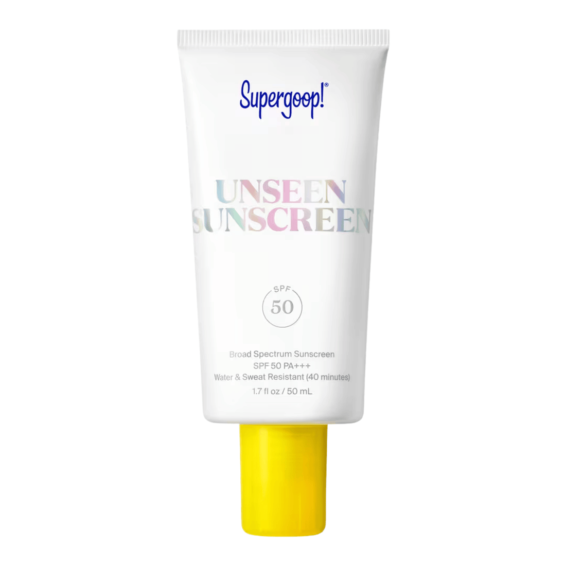 Supergoop unseen sunscreen spf50 at skin type solutions