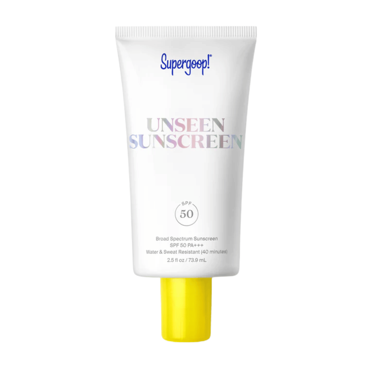 Supergoop Sunscreen 2.5 fl. oz. | 73.9 ml Supergoop! Unseen Sunscreen SPF 50 - Skin Type Solutions