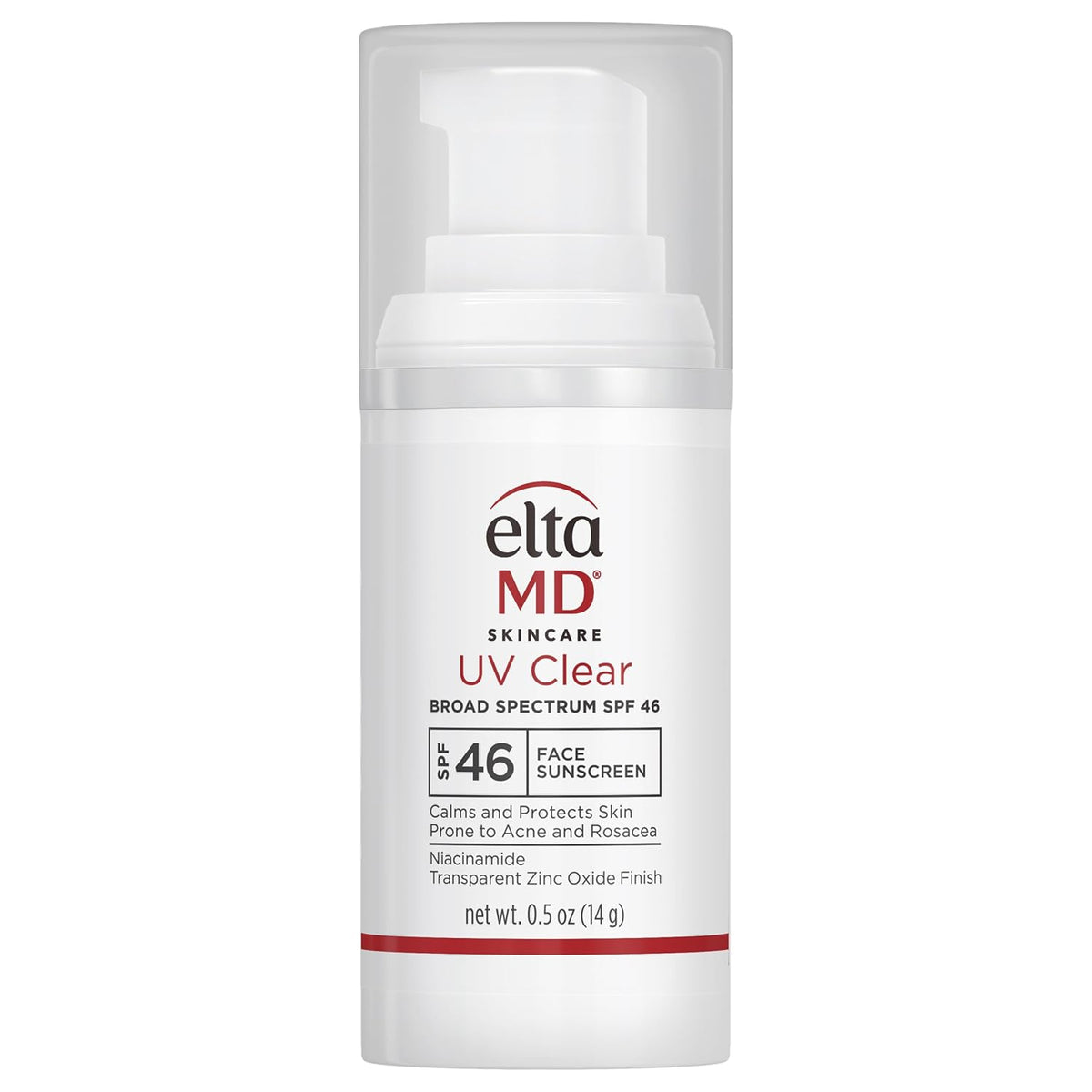 EltaMD Facial Sunscreen 0.5 oz. Travel Size EltaMD UV Clear Broad-Spectrum SPF 46 Sunscreen - Skin Type Solutions