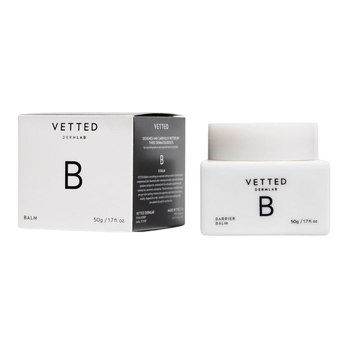 Vetted Face Moisturizers 50 ml VETTED B Barrier Balm - Skin Type Solutions