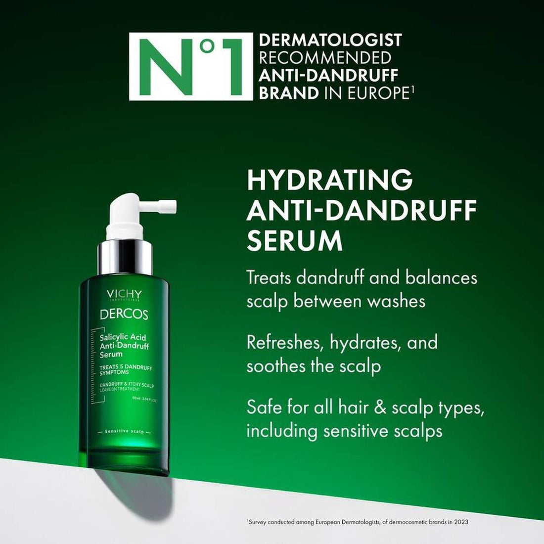 Vichy Scalp Treatment Vichy Dercos Salicylic Acid Anti-Dandruff Treatment Serum - Skin Type Solutions