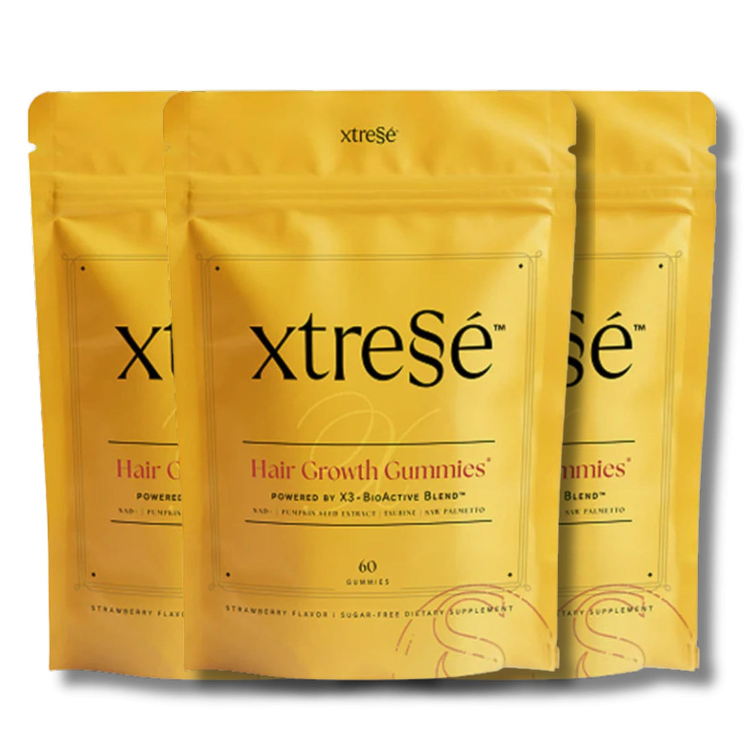 Xtresse Hair Supplement 3 Pack Xtressé Hair Growth Gummies - Skin Type Solutions