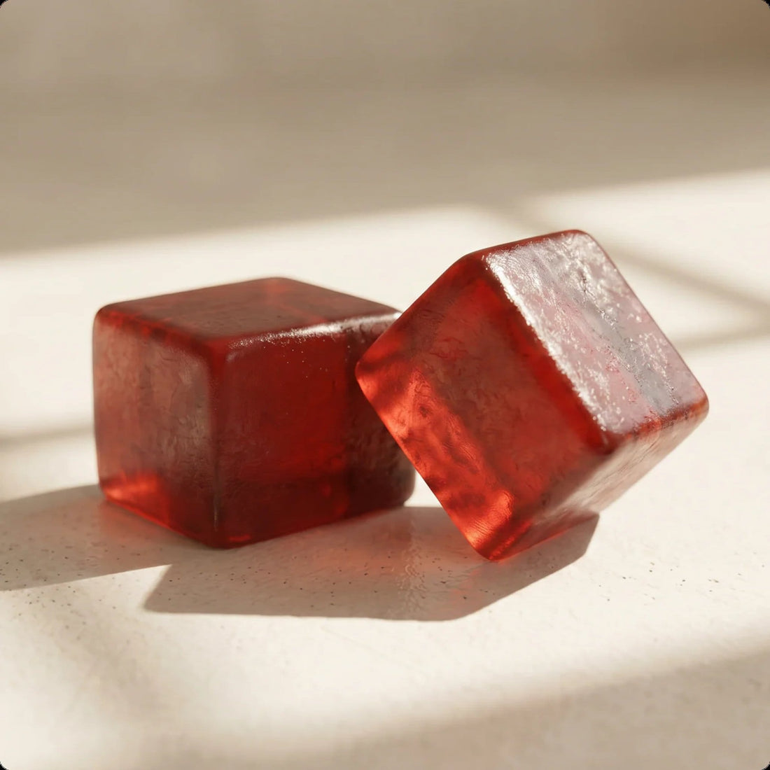  xtreSé Hair Growth Gummies with two red gummies. at skin type solutions