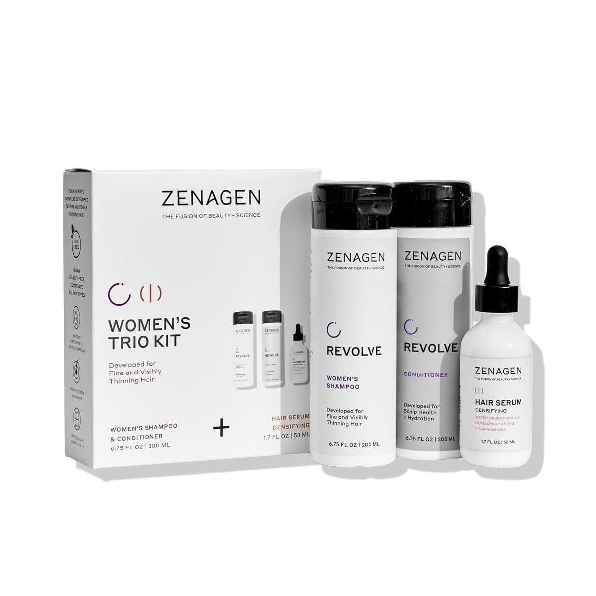 Zenagen Hair Loss Treatments Zenagen Revolve Women's Trio Kit - Skin Type Solutions