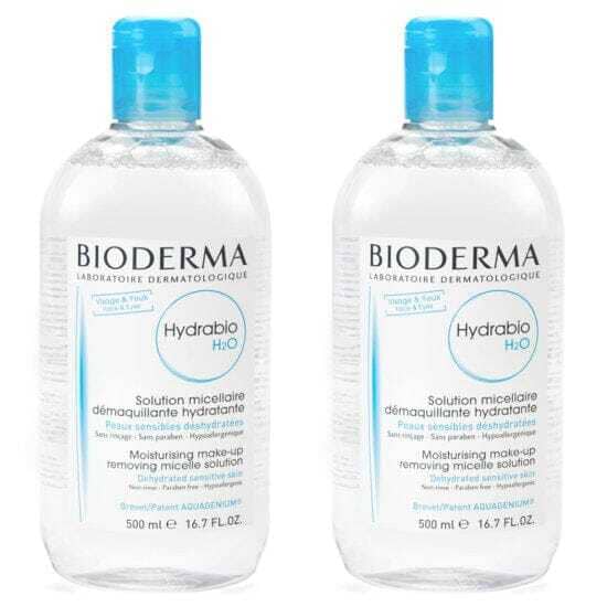 Bioderma Hydrabio H2O Micellar Water Bioderma 2 x 16.7 fl. oz. DUO Shop at Skin Type Solutions
