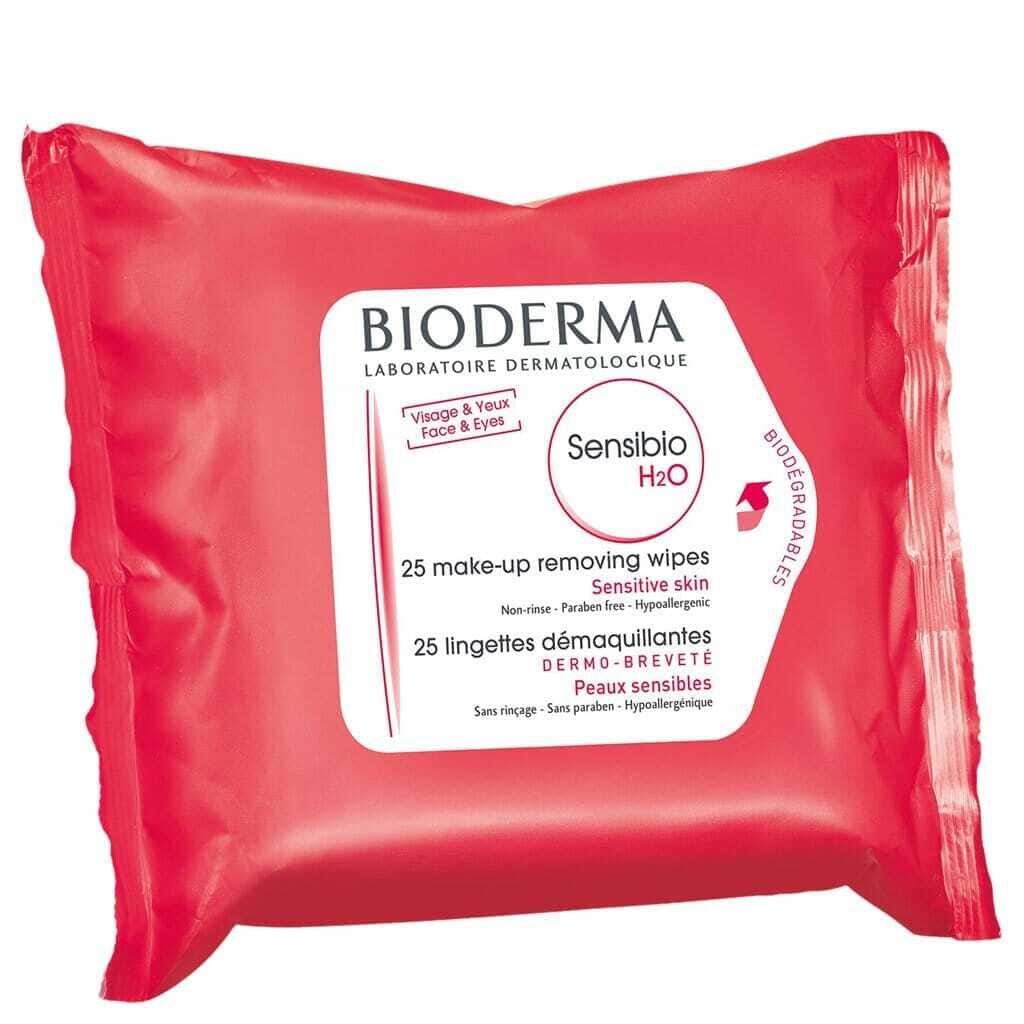 Bioderma Sensibio H2O Wipes Bioderma 25 Wipes Shop at Skin Type Solutions
