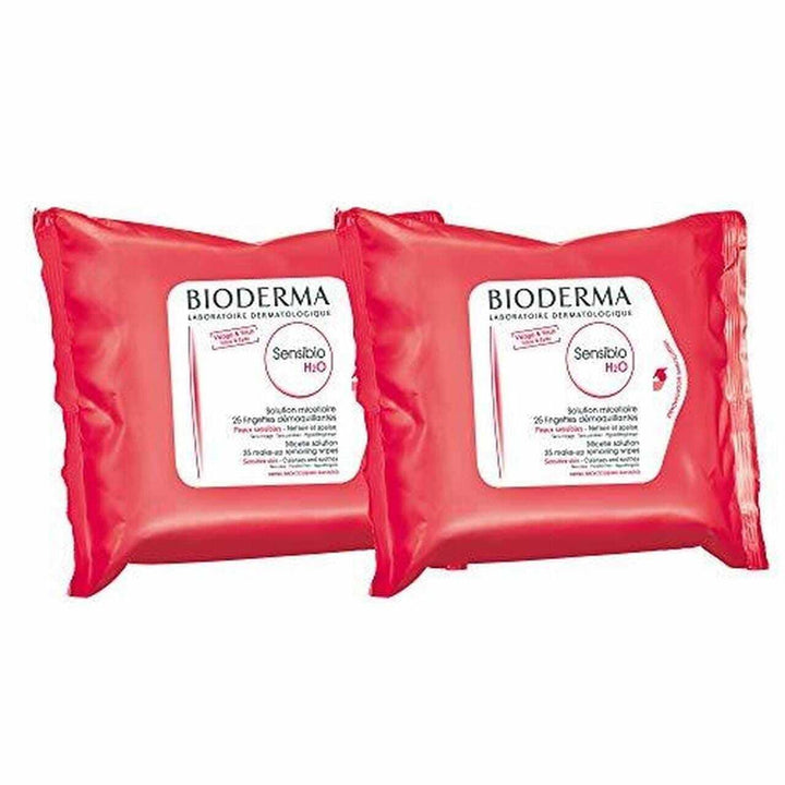 Bioderma Sensibio H2O Wipes Bioderma 2x25 Wipes Shop at Skin Type Solutions