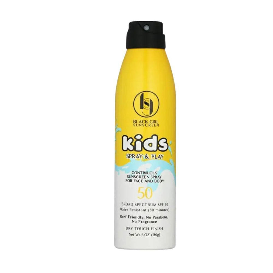 Black Girl Sunscreen Kids Spray SPF 50 shop at Skin Type Solutions