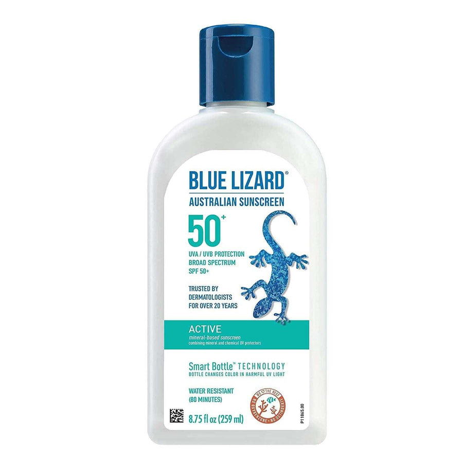 Blue Lizard Australian Active Mineral-Based Sunscreen SPF 50+ Blue Lizard 8.75 oz. Bottle Shop at Skin Type Solutions
