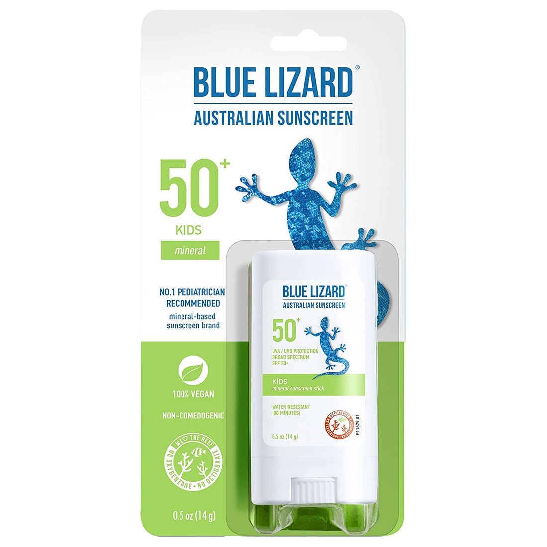 Blue Lizard Australian Kids Mineral Sunscreen Stick SPF 50+ – Skin Type ...