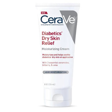 CeraVe Diabetics' Dry Skin Relief Moisturizing Cream Cerave 8 fl. oz. Shop Skin Type Solutions