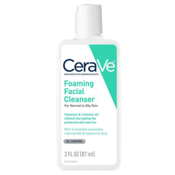 CeraVe Foaming Facial Cleanser for Normal to Oily Skin Cerave 3 oz. Shop Skin Type Solutions