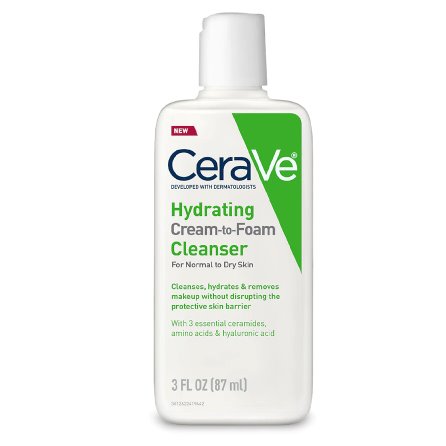 CeraVe Hydrating Cream to Foam Cleanser for Normal to Dry Skin Cerave 3 oz. Shop Skin Type Solutions