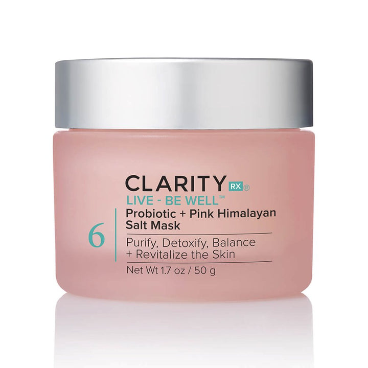 ClarityRx Live + Be Well Probiotic Pink Himalayan Salt Mask ClarityRx 1.7 fl. oz. Shop Skin Type Solutions