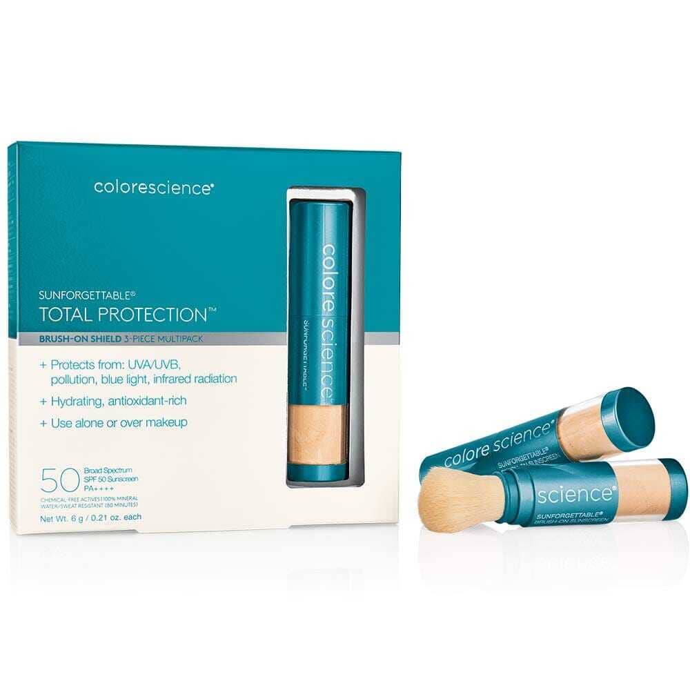 Colorescience Sunforgettable Total Protection Brush-on Shield SPF 50 Multi-Pack Colorescience Fair Shop at Skin Type Solutions