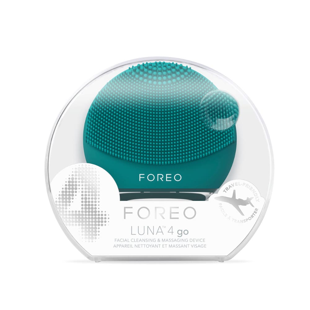 FOREO LUNA 4 GO Facial Cleansing & Massaging Device Travel Friendly Evergreen shop at Skin Type Solutions