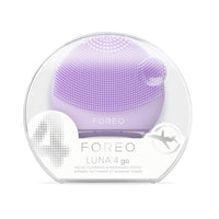 FOREO LUNA 4 GO Facial Cleansing & Massaging Device Travel Friendly Lavendar shop at Skin Type Solutions