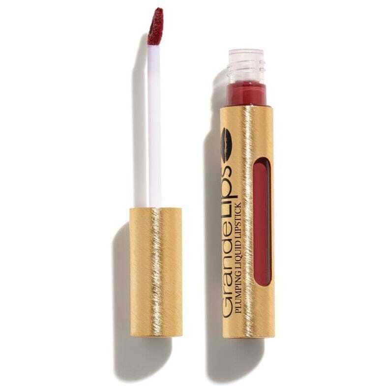 GrandeLIPS Plumping Liquid Lipstick | Semi-Matte Grande Cosmetics Smoked Sherry Shop at Skin Type Solutions