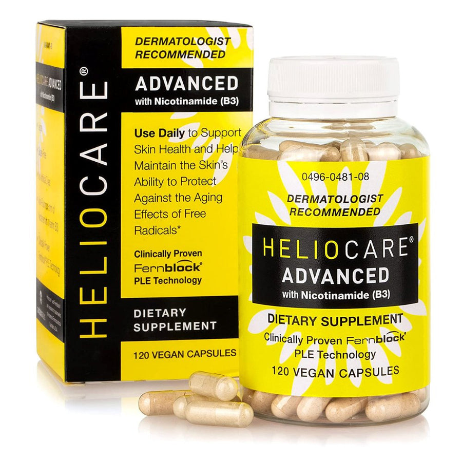 Heliocare Advanced Antioxidant Supplement with Nicotinamide B3 Heliocare 120 Vegan Capsules Shop Skin Type Solutions