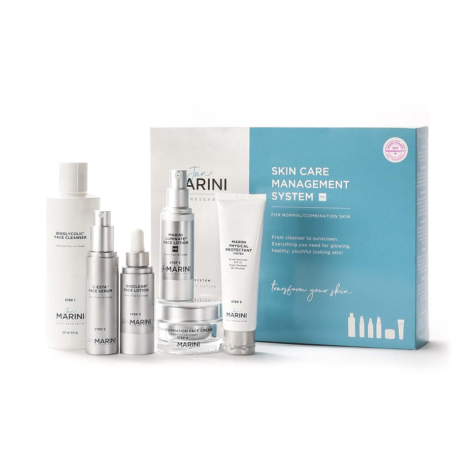 Jan Marini Skin Care Management System MD - Normal/Combination Skin with Marini Physical Protectant Tinted SPF 45