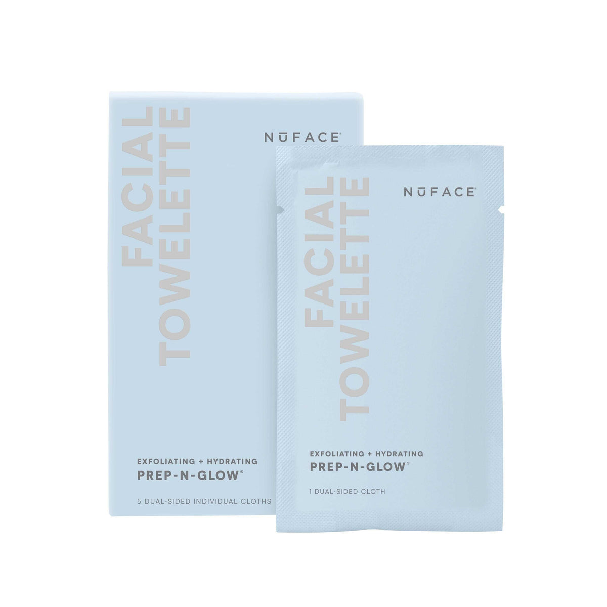NuFace SkinCare NuFACE Prep-N-Glow Exfoliating & Hydrating Facial Wipes - Skin Type Solutions