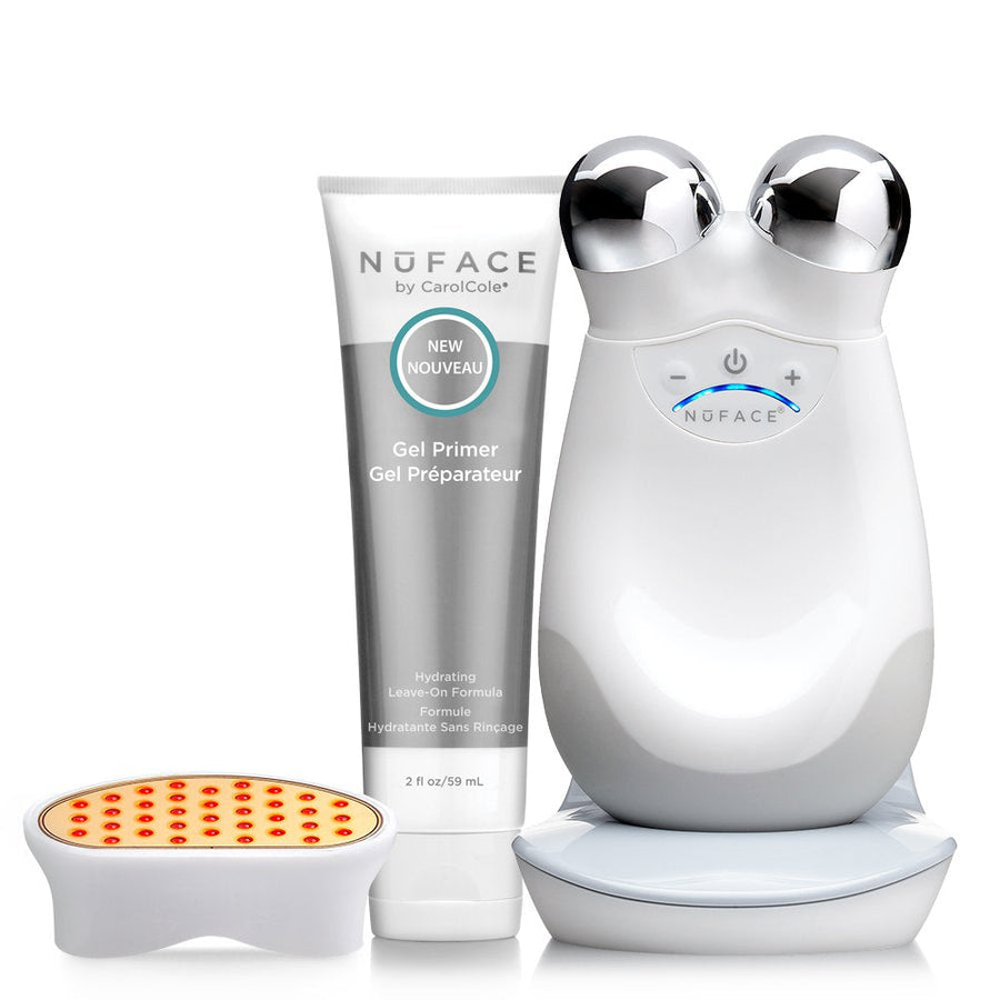 NuFACE Trinity (335 AMP) Red Light Facial Toning Kit + Wrinkle Reducer Attachment Set NuFace Shop Skin Type Solutions
