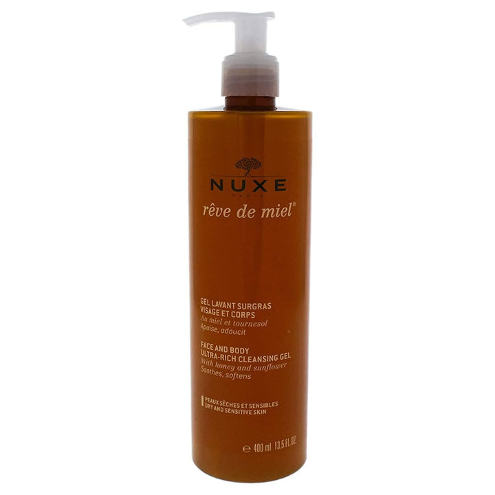 Nuxe Reve de Miel Face and Body Ultra Rich Cleansing Gel Nuxe 13.5 fl. oz (400 ml) Shop at Skin Type Solutions