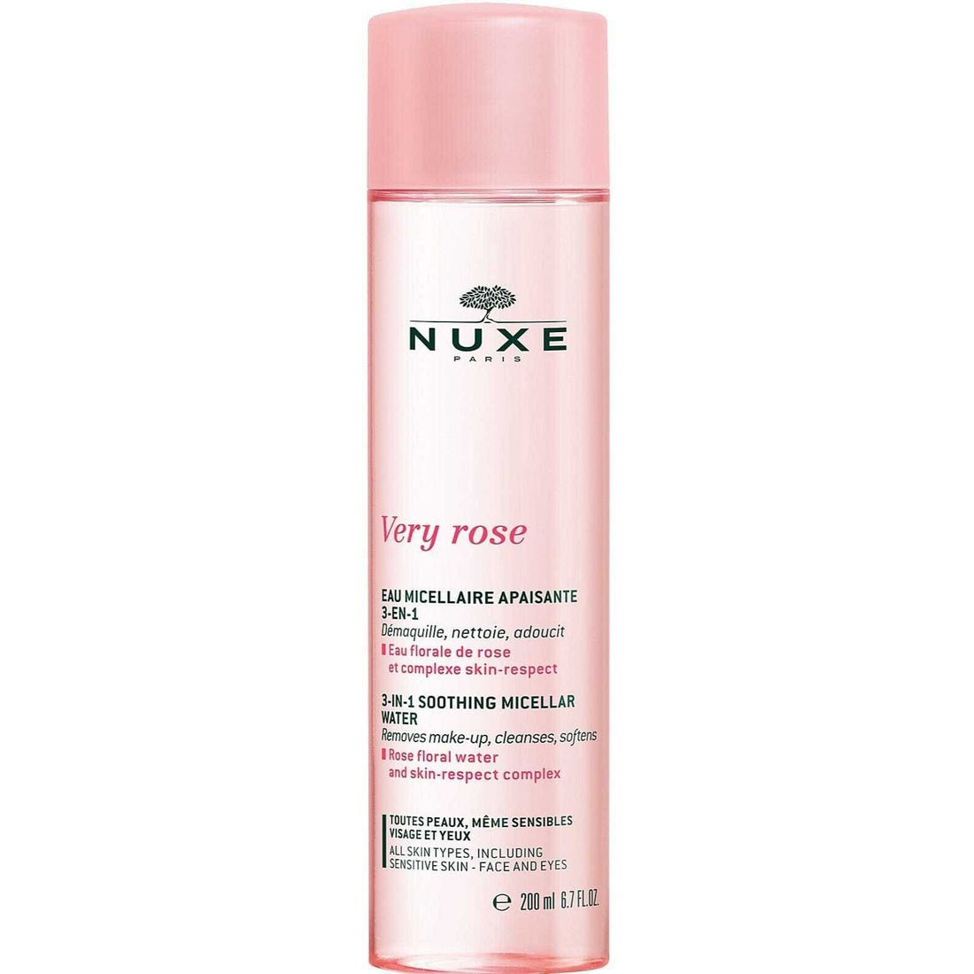 Nuxe Very Rose 3-in-1 Soothing Micellar Water Nuxe 6.7 fl. oz. (200ml) Shop at Skin Type Solutions