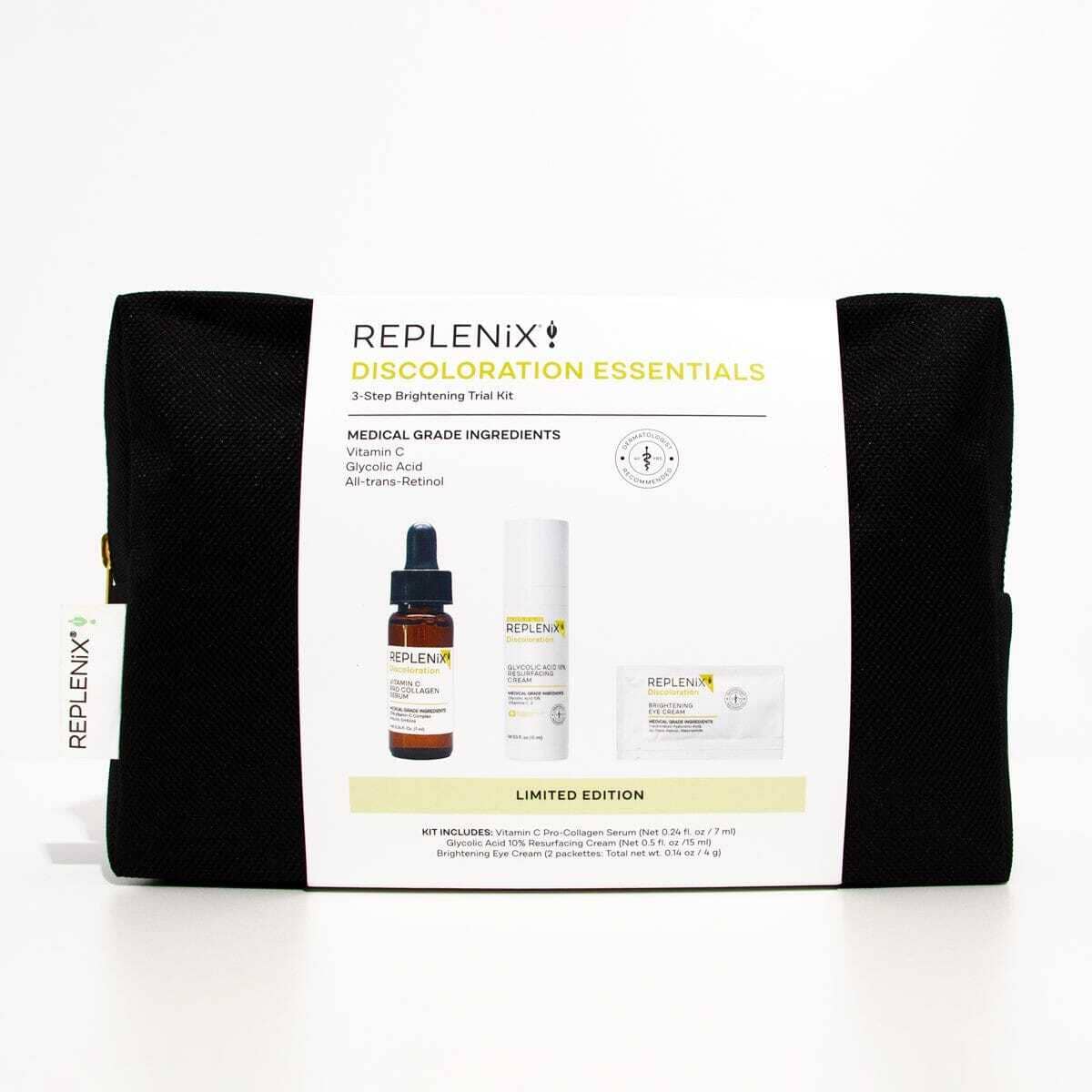Replenix Moisturizer Kits Replenix Discoloration Essentials 3 Step Brightening Trial Kit - Skin Type Solutions