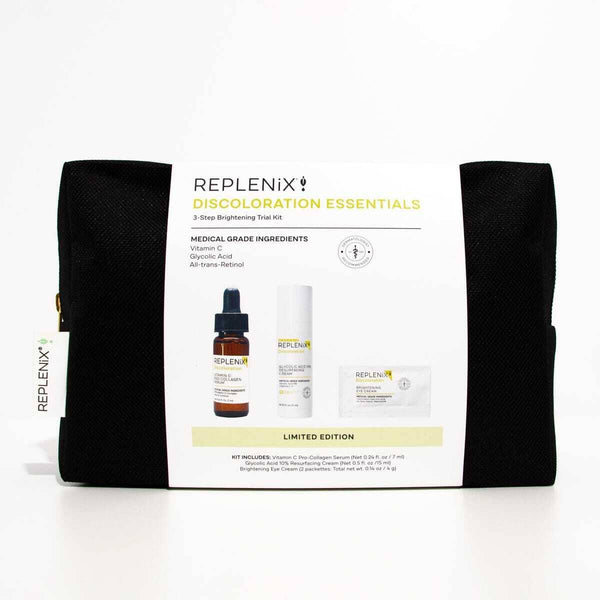 Replenix Moisturizer Kits Replenix Discoloration Essentials 3 Step Brightening Trial Kit - Skin Type Solutions