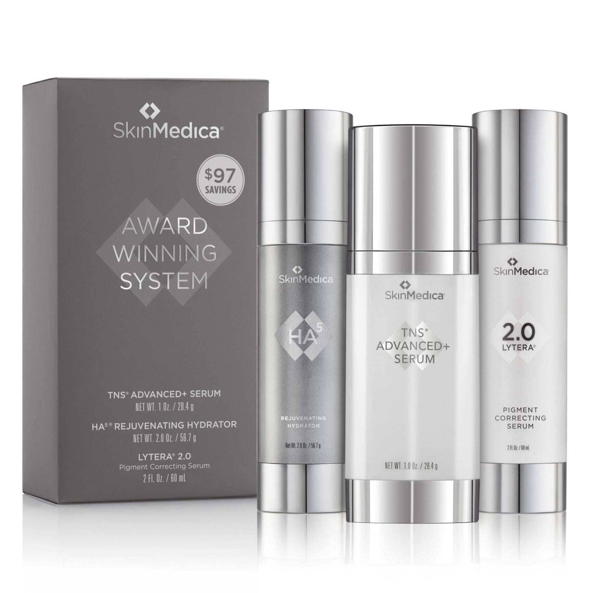 SkinMedica Moisturizer Kits SkinMedica Award Winning System with TNS Advanced+ Serum - Skin Type Solutions