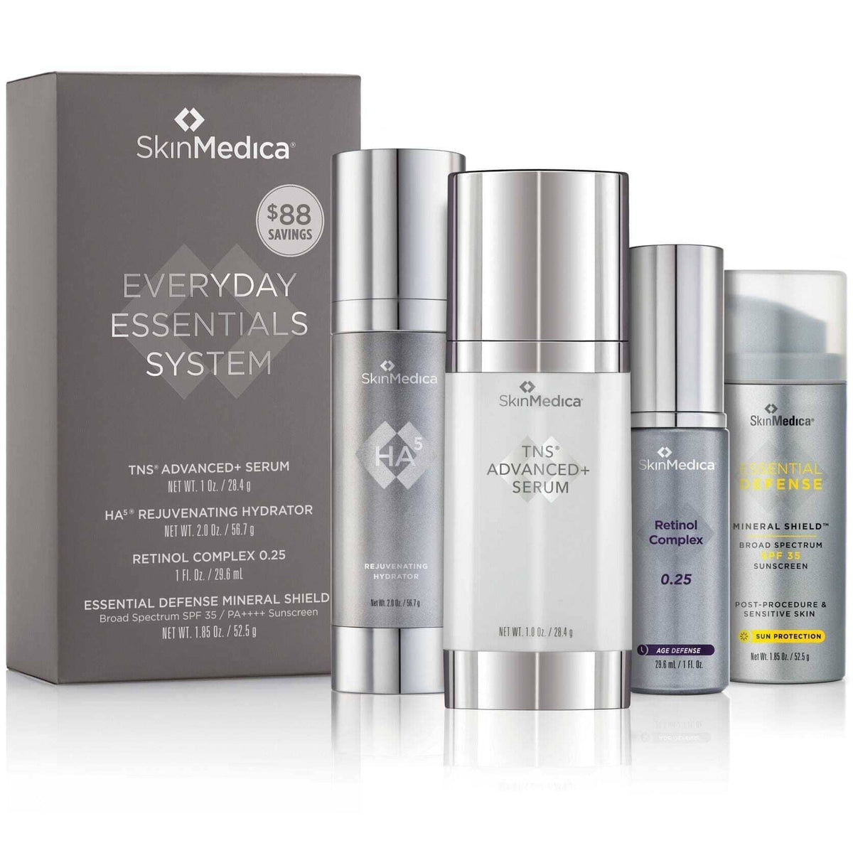 SkinMedica Facial Moisturizer SkinMedica Everyday Essentials with TNS Advanced+ Serum - Skin Type Solutions