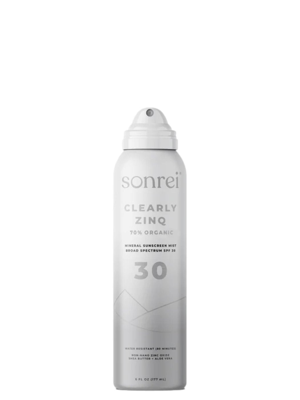Sonrei Clearly Zinq Organic Mineral Sunscreen Mist SPF 30 Sonrei Shop Skin Type Solutions