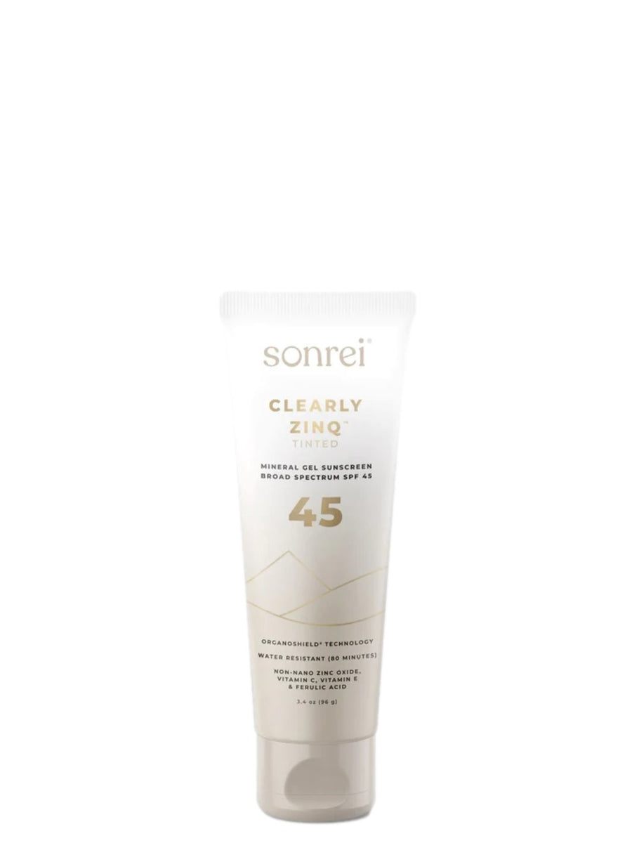 Sonrei Clearly Zinq Tinted Mineral Gel Sunscreen SPF 45 Sonrei Shop Skin Type Solutions