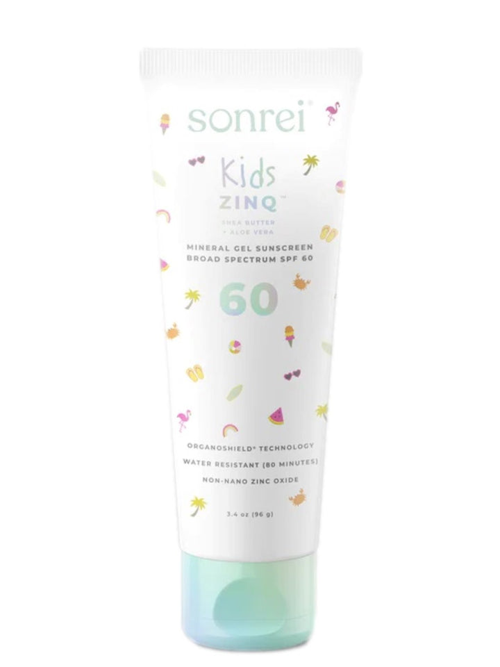 Sonrei Kids Zinq Mineral Gel Sunscreen SPF 60 Sonrei 3.4 oz. Shop Skin Type Solutions