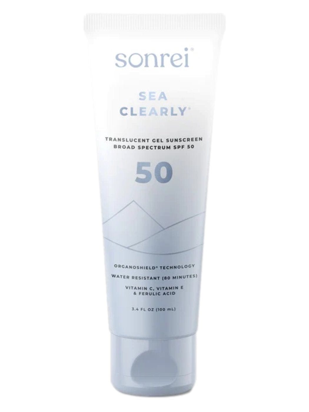 Sonrei Body Sunscreen 3.4 oz. Sonrei Sea Clearly Translucent Gel Sunscreen SPF 50 - Skin Type Solutions