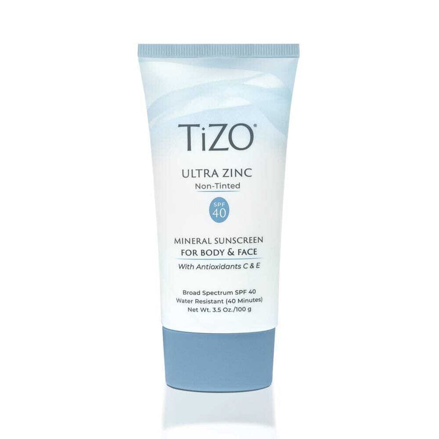 TIZO Ultra Zinc Mineral Sunscreen for Face & Body SPF 40 Non-Tinted TIZO 3.5 oz. Shop at Skin Type Solutions