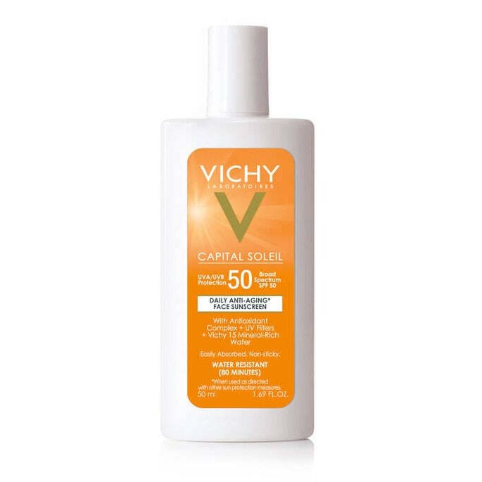 Vichy Soleil Face Sunscreen SPF 50 shop at Skin Type Solutions